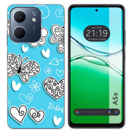 Funda Silicona para Oppo A5x diseño Mariposas Dibujos