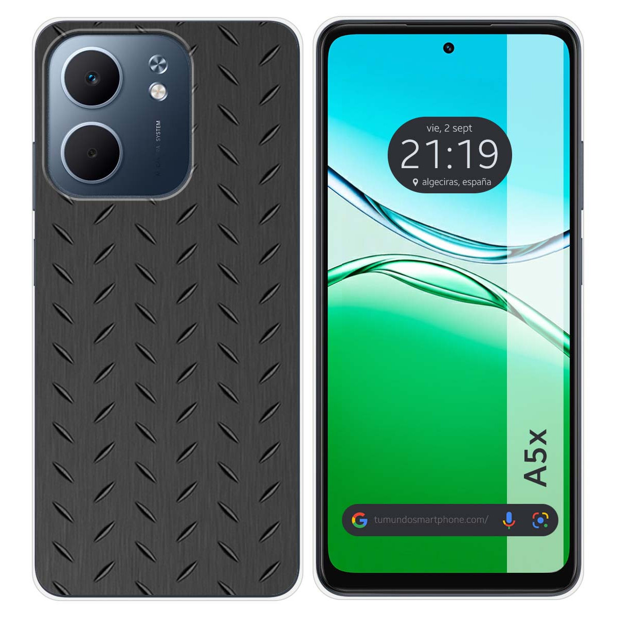 Funda Silicona para Oppo A5x diseño Metal Dibujos