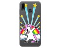 Funda Gel Transparente para Huawei Honor Play Diseño Unicornio Dibujos