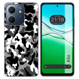 Funda Silicona para Oppo A5x diseño Snow Camuflaje Dibujos