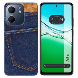 Funda Silicona para Oppo A5x diseño Vaquero Dibujos