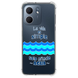 Funda Silicona Antigolpes para Oppo A5x diseño Agua Dibujos