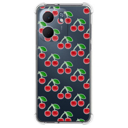 Funda Silicona Antigolpes para Oppo A5x diseño Cerezas Dibujos