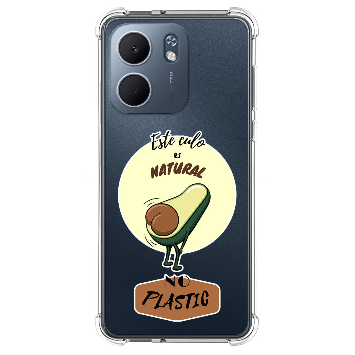 Funda Silicona Antigolpes para Oppo A5x diseño Culo Natural Dibujos