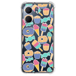 Funda Silicona Antigolpes para Oppo A5x diseño Dulces 02 Dibujos