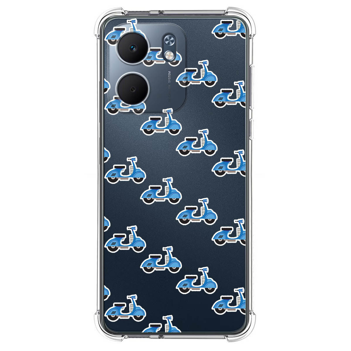 Funda Silicona Antigolpes para Oppo A5x diseño Scooter Dibujos