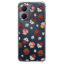 Funda Silicona Antigolpes para Oppo A5x diseño Muffins Dibujos
