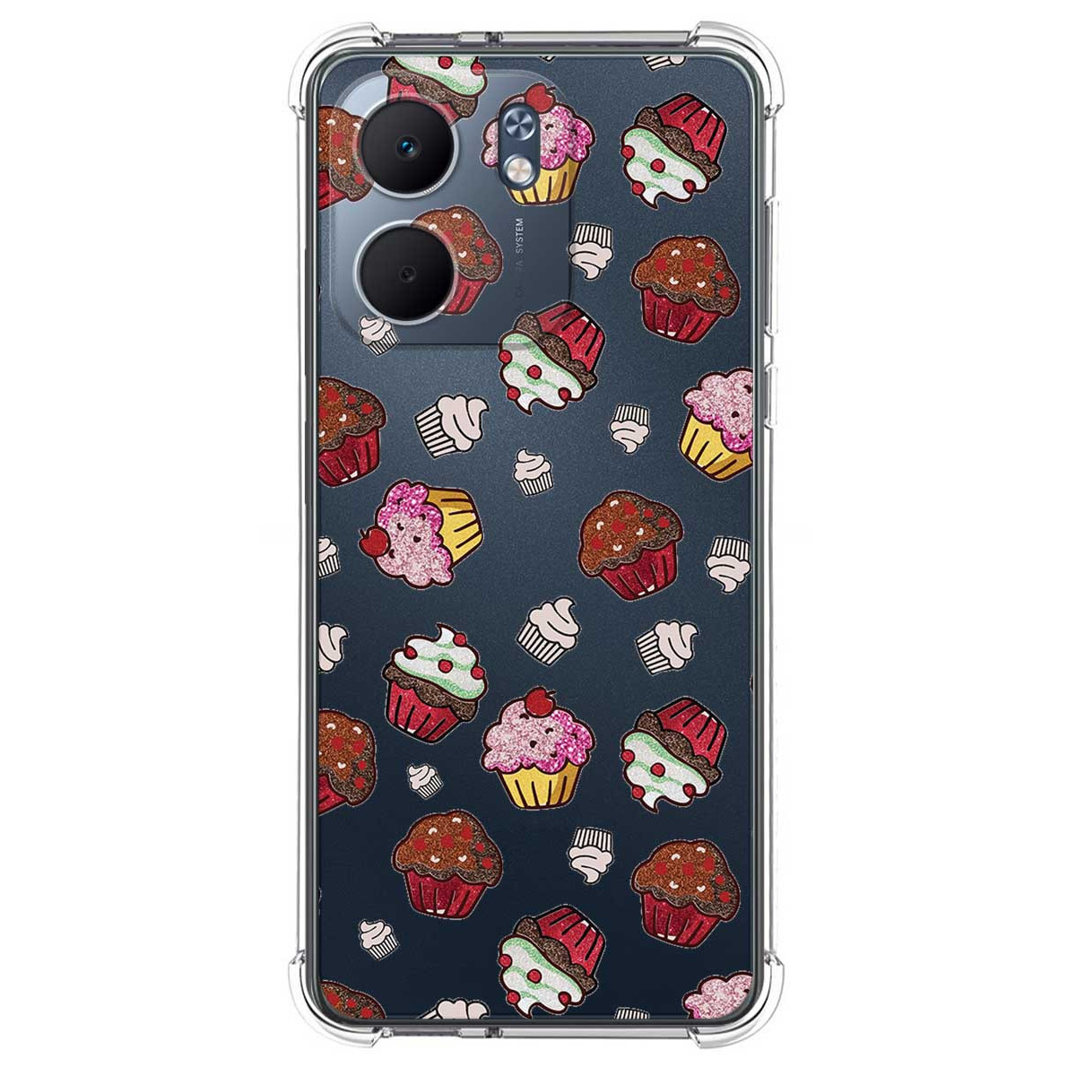 Funda Silicona Antigolpes para Oppo A5x diseño Muffins Dibujos