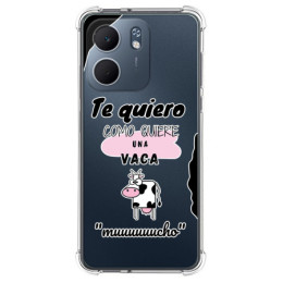 Funda Silicona Antigolpes para Oppo A5x diseño Vaca Dibujos