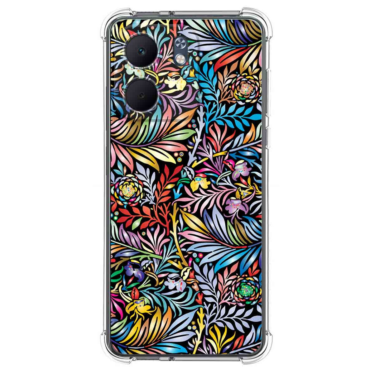 Funda Silicona Antigolpes para Oppo A5x diseño Flores 04 Dibujos