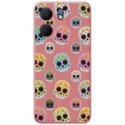 Funda Silicona Líquida Rosa para Oppo A5x diseño Catrina Dibujos