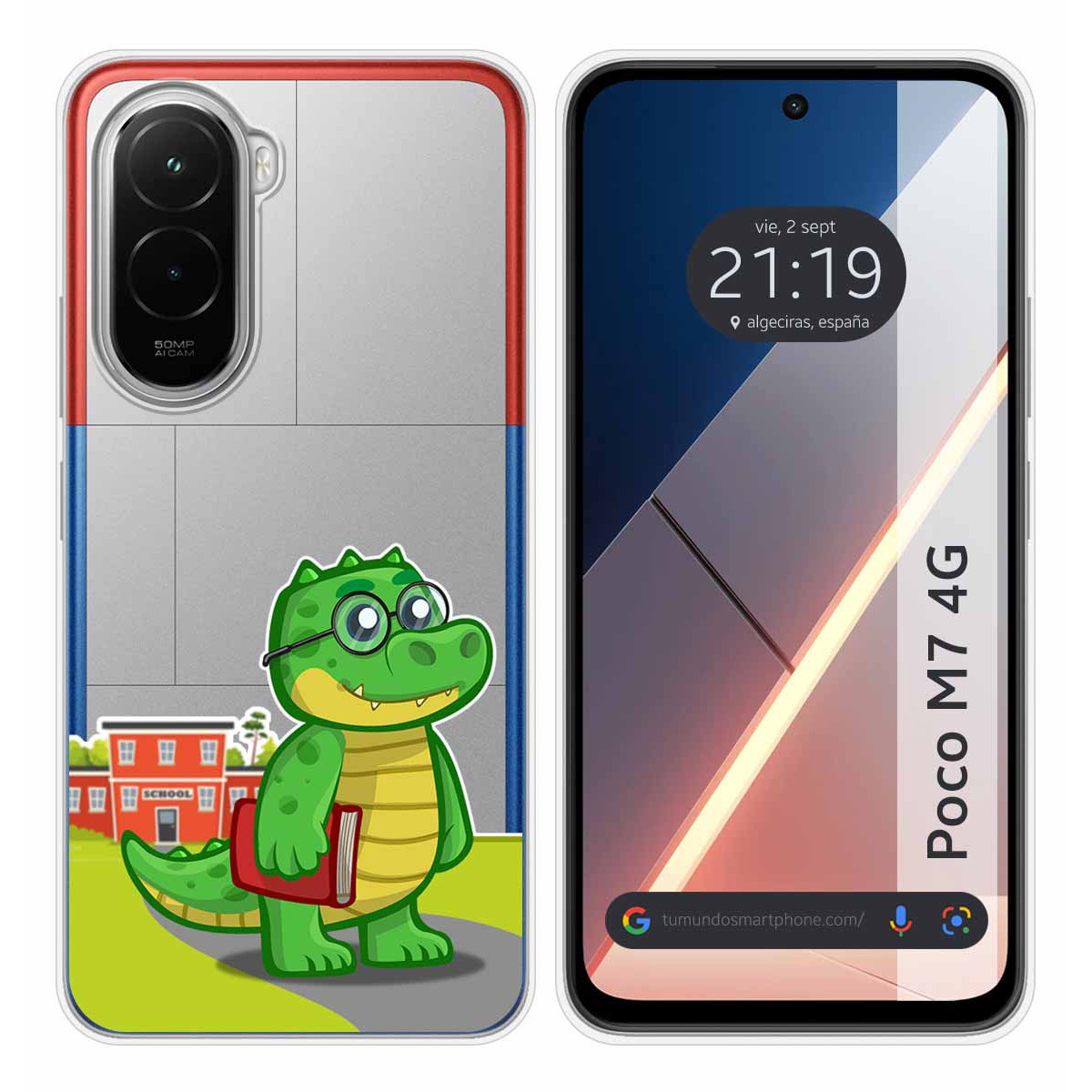 Funda Silicona Transparente para Xiaomi Poco M7 4G diseño Coco Dibujos