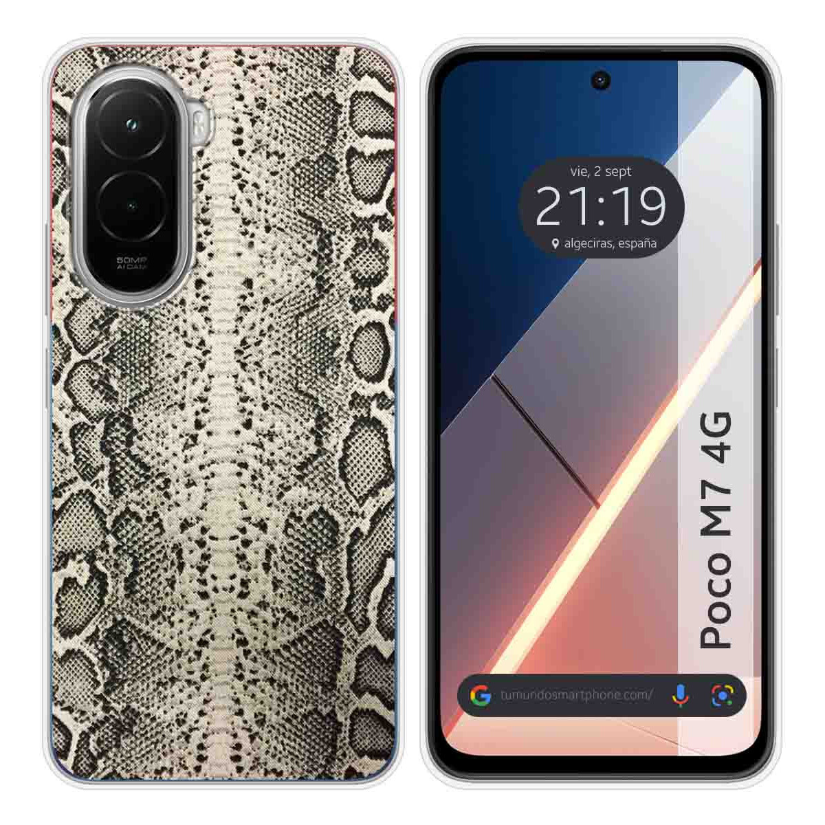 Funda Silicona para Xiaomi Poco M7 4G diseño Animal 01 Dibujos