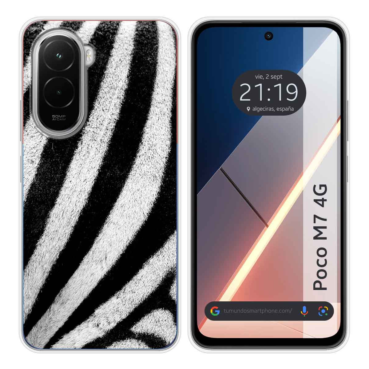 Funda Silicona para Xiaomi Poco M7 4G diseño Animal 02 Dibujos