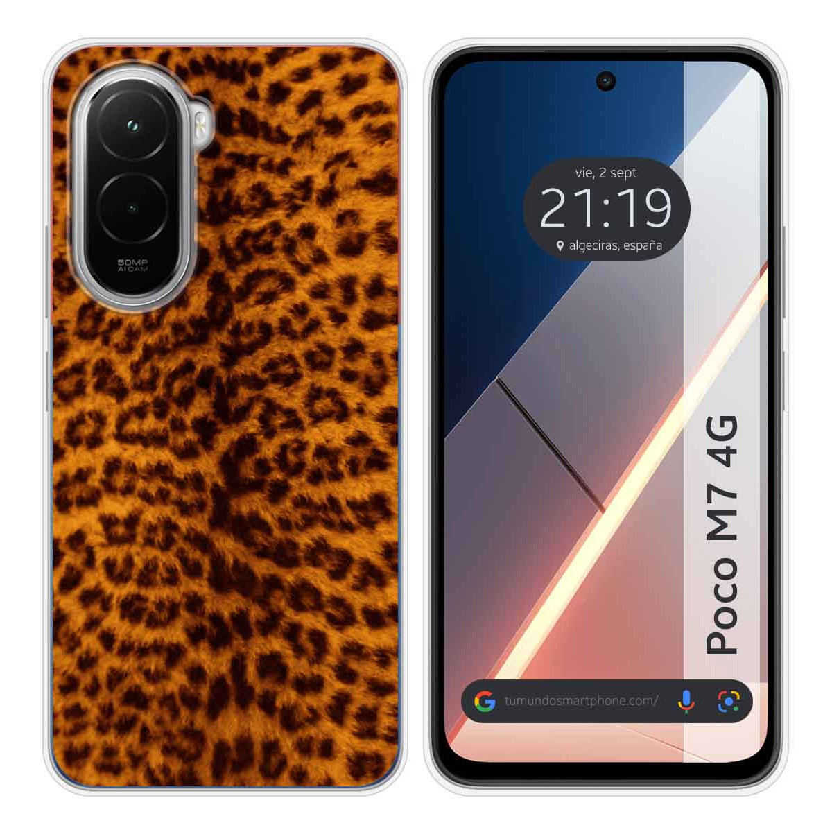 Funda Silicona para Xiaomi Poco M7 4G diseño Animal 03 Dibujos