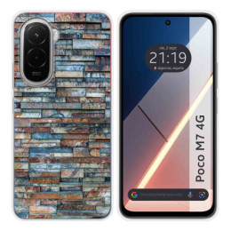Funda Silicona para Xiaomi Poco M7 4G diseño Ladrillo 05 Dibujos