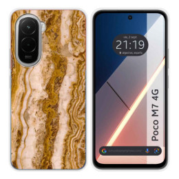 Funda Silicona para Xiaomi Poco M7 4G diseño Mármol 10 Dibujos