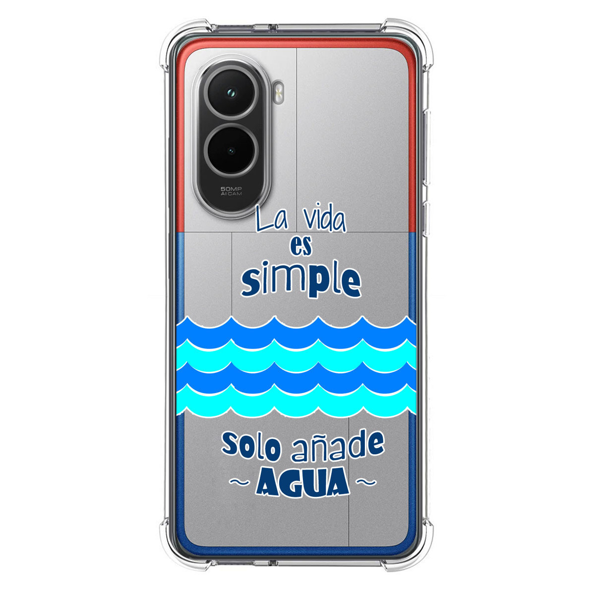 Funda Silicona Antigolpes para Xiaomi Poco M7 4G diseño Agua Dibujos