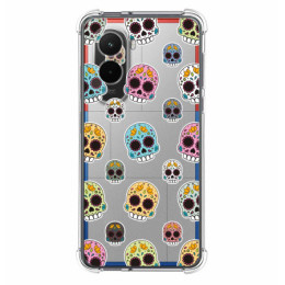 Funda Silicona Antigolpes para Xiaomi Poco M7 4G diseño Catrina Dibujos