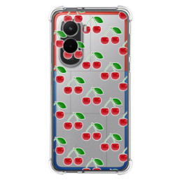 Funda Silicona Antigolpes para Xiaomi Poco M7 4G diseño Cerezas Dibujos