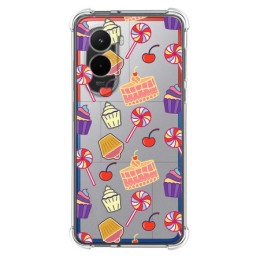 Funda Silicona Antigolpes para Xiaomi Poco M7 4G diseño Dulces 01 Dibujos
