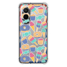 Funda Silicona Antigolpes para Xiaomi Poco M7 4G diseño Dulces 02 Dibujos