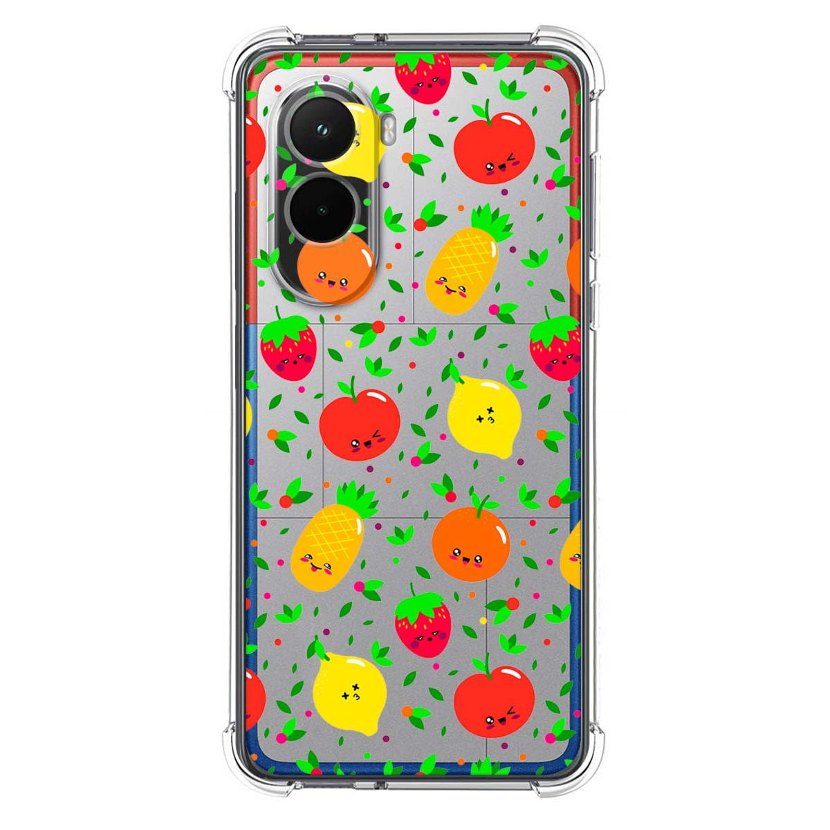 Funda Silicona Antigolpes para Xiaomi Poco M7 4G diseño Frutas 01 Dibujos