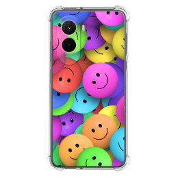Funda Silicona Antigolpes para Xiaomi Poco M7 4G diseño Smile Dibujos