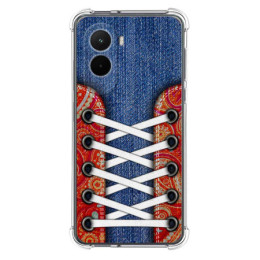 Funda Silicona Antigolpes para Xiaomi Poco M7 4G diseño Zapatillas 11 Dibujos