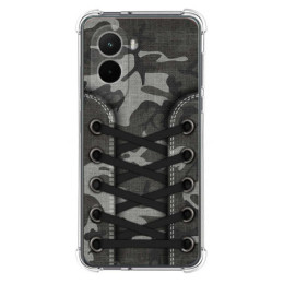 Funda Silicona Antigolpes para Xiaomi Poco M7 4G diseño Zapatillas 15 Dibujos