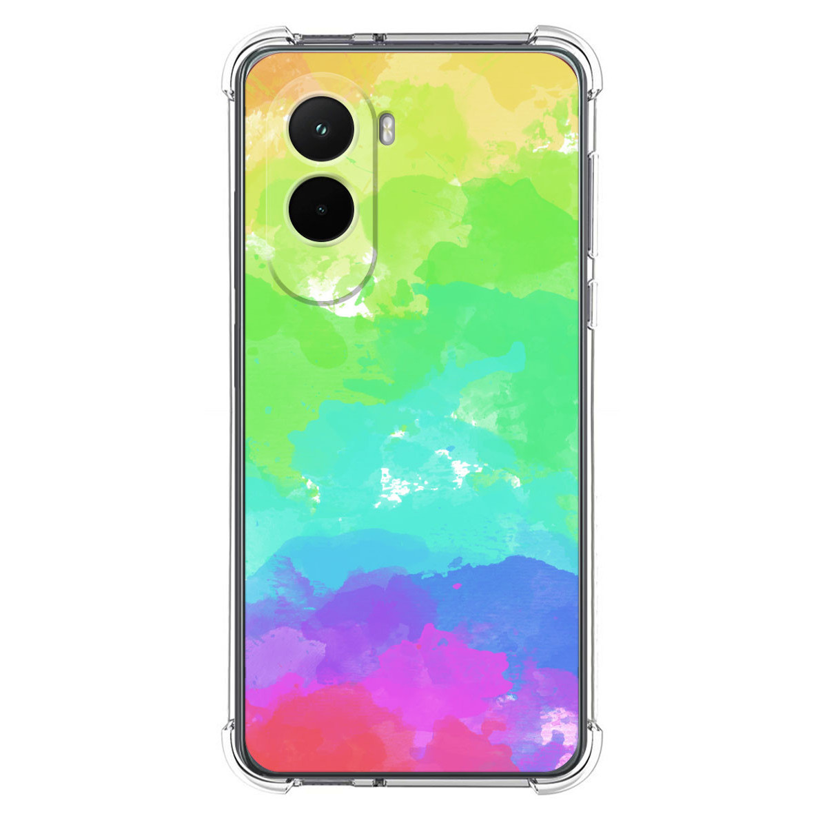 Funda Silicona Antigolpes para Xiaomi Poco M7 4G diseño Acuarela 03 Dibujos