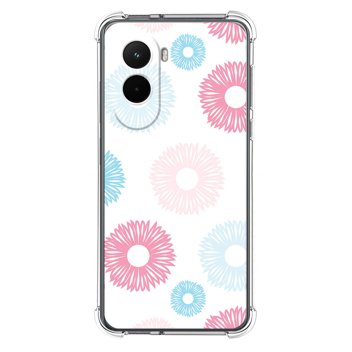 Funda Silicona Antigolpes para Xiaomi Poco M7 4G diseño Flores 06 Dibujos