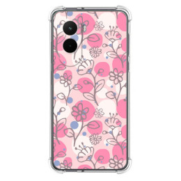 Funda Silicona Antigolpes para Xiaomi Poco M7 4G diseño Flores 07 Dibujos
