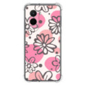 Funda Silicona Antigolpes para Xiaomi Poco M7 4G diseño Flores 09 Dibujos