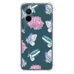 Funda Silicona Antigolpes para Xiaomi Poco M7 4G diseño Flores 10 Dibujos