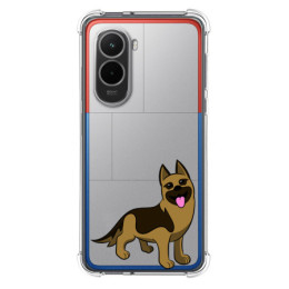 Funda Silicona Antigolpes para Xiaomi Poco M7 4G diseño Perros 03 Dibujos