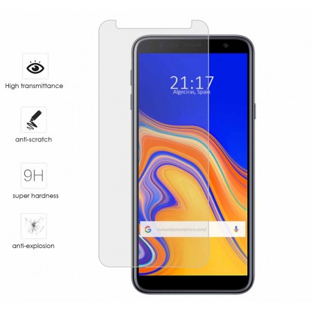 Protector Cristal Templado para Samsung Galaxy J4+ Plus Vidrio