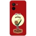 Funda Silicona Líquida Roja para Xiaomi Poco M7 4G diseño Culo Natural Dibujos