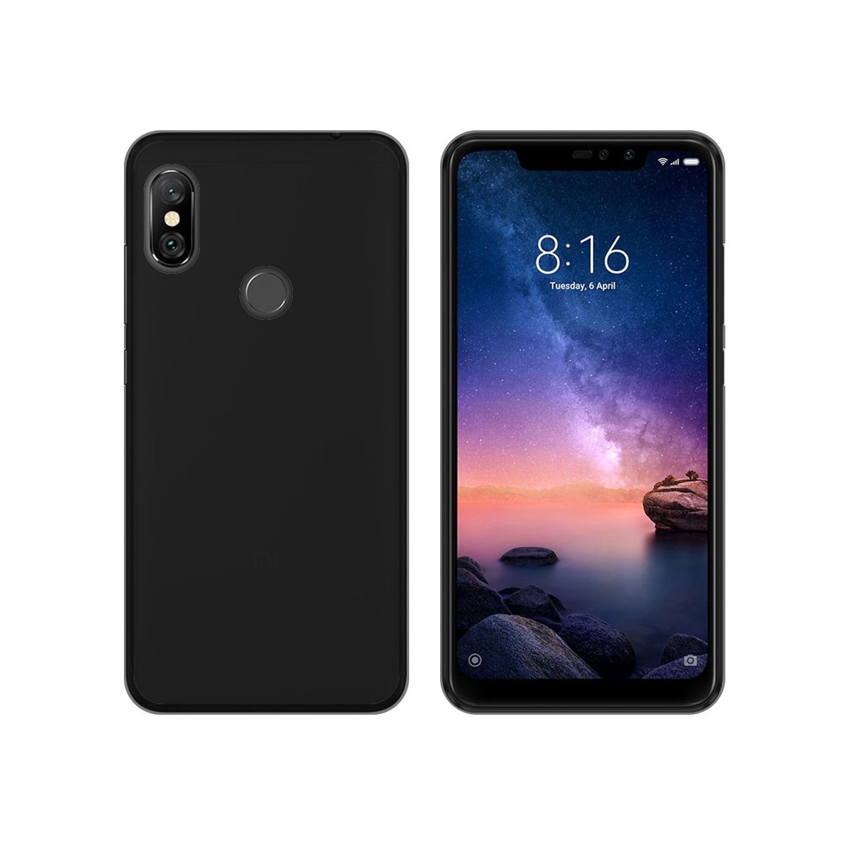 Funda Gel Tpu para Xiaomi Redmi Note 6 Pro Color Negra