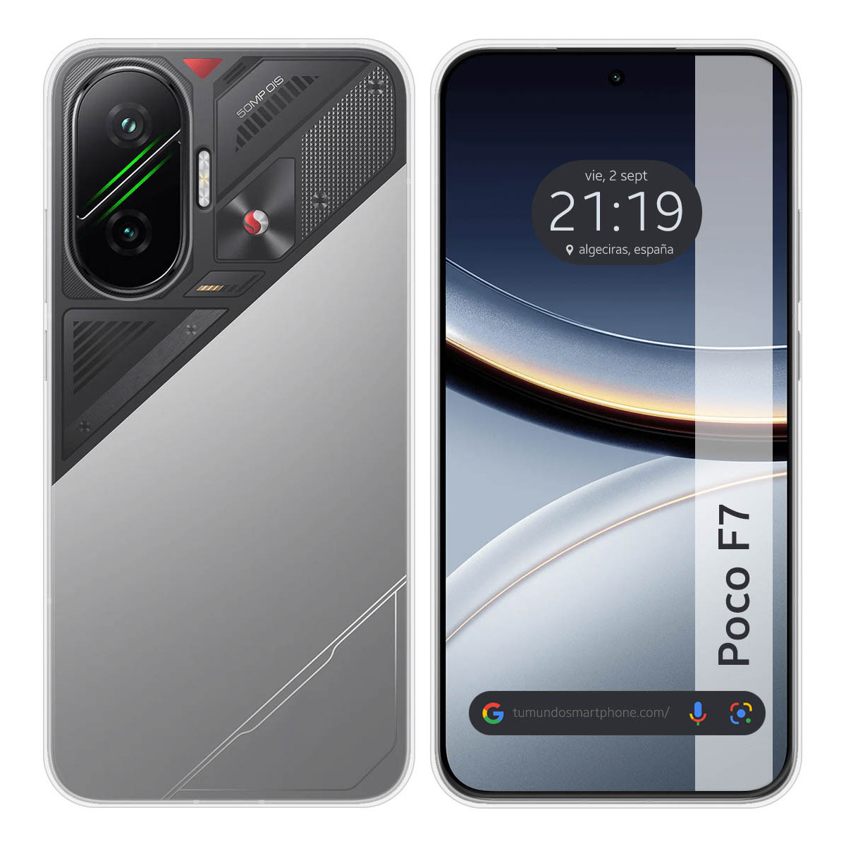 Funda Silicona Gel TPU Transparente para Xiaomi Poco F7 5G