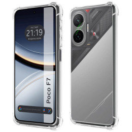 Funda Silicona Antigolpes Transparente para Xiaomi Poco F7 5G