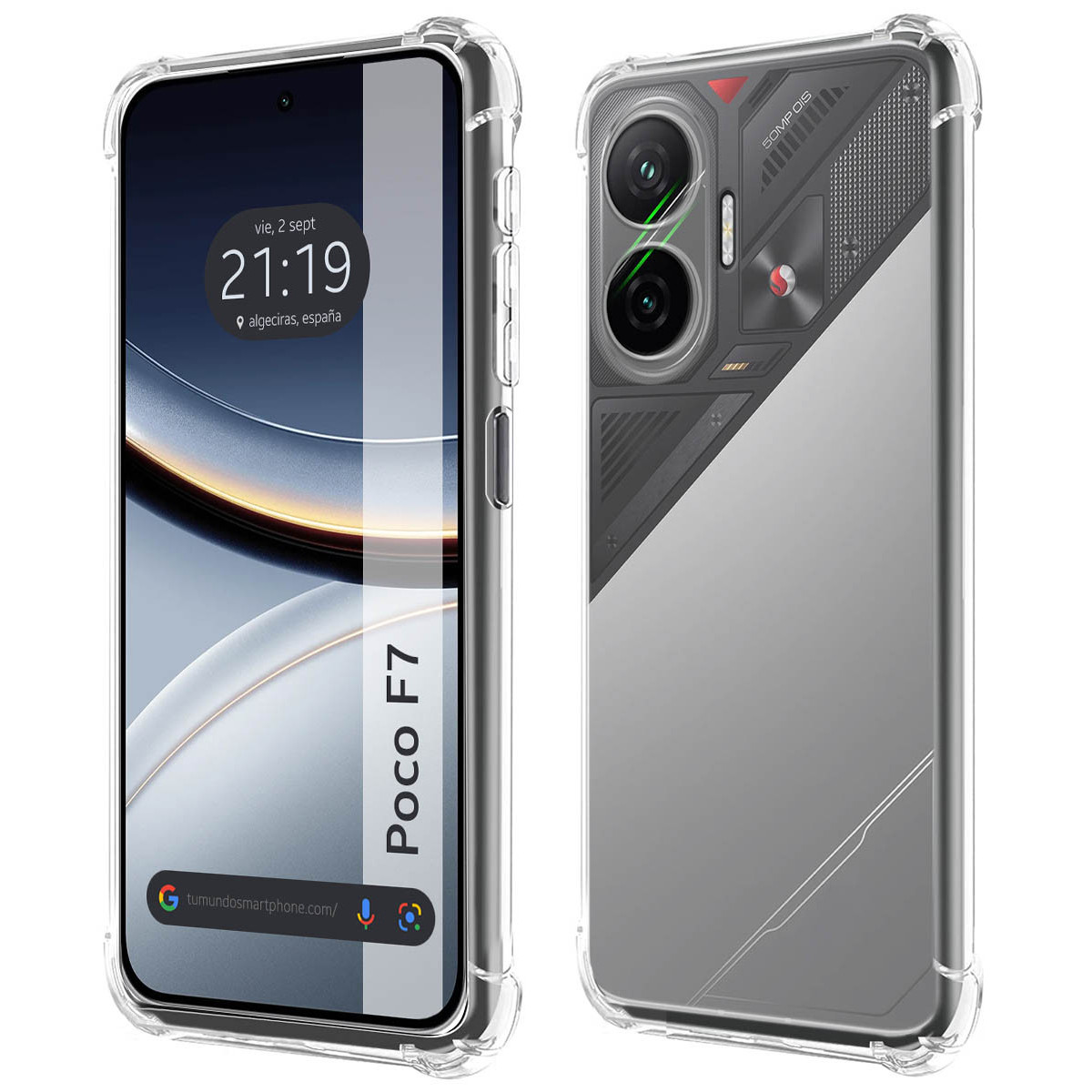 Funda Silicona Antigolpes Transparente para Xiaomi Poco F7 5G