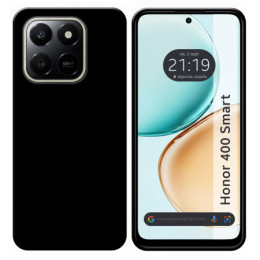 Funda Silicona Gel TPU Negra para Huawei Honor 400 Smart 5G