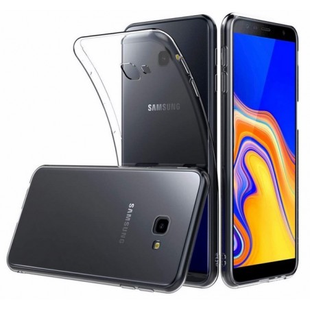 Funda Gel Tpu Fina Ultra-Thin 0,5mm Transparente para Samsung Galaxy J4+ Plus