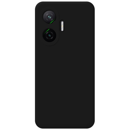 Funda Silicona Líquida Ultra Suave para Xiaomi Poco F7 5G color Negra