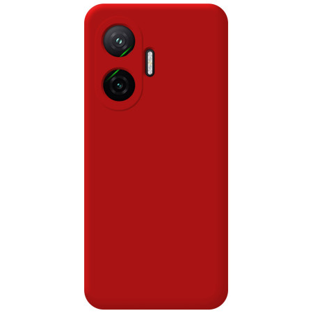 Funda Silicona Líquida Ultra Suave para Xiaomi Poco F7 5G color Roja