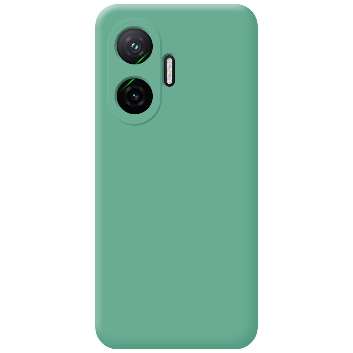 Funda Silicona Líquida Ultra Suave para Xiaomi Poco F7 5G color Verde