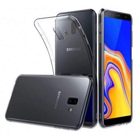Funda Gel Tpu Fina Ultra-Thin 0,5mm Transparente para Samsung Galaxy J6+ Plus