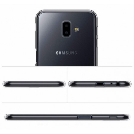 Funda Gel Tpu Fina Ultra-Thin 0,5mm Transparente para Samsung Galaxy J6+ Plus