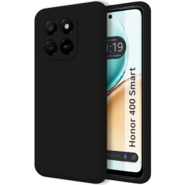 Funda Silicona Líquida Ultra Suave para Huawei Honor 400 Smart 5G color Negra